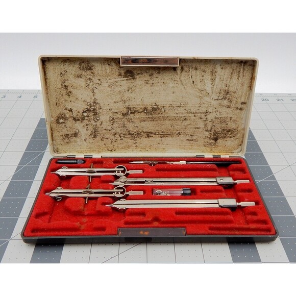Lafayette 99-7003 Precision Drafting Tool Compass Drawing Set Made In Germany - Picture 1 of 11